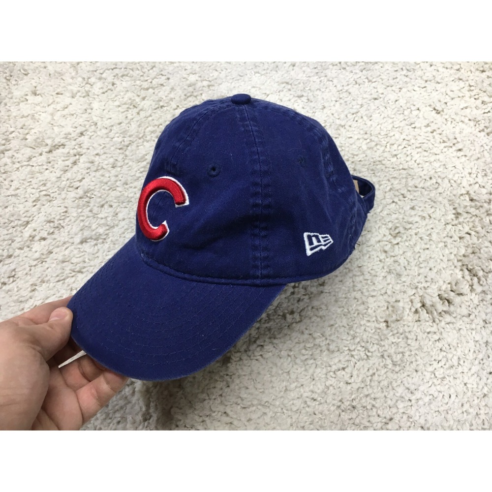 Chicago Cubs Hat Cap Boys Blue New Era Strap Back MLB Logo Baseball Kids Youth
